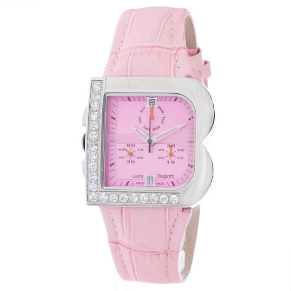 Laura Biagiotti Multicolor Leather Dress Women's Watch